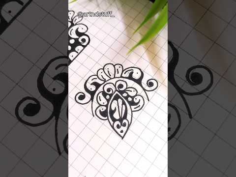 Corner Mandala Patterns - Part 6 💖 #mandalapatterns #mandalapattern #youtubeshorts #easymandalaart