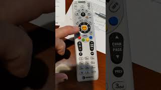 DirecTV remote programming
