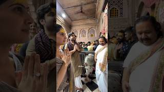Shri Radhavallabh Laal Mandir Darshan karne Aaye #hitras #indreshji#jayakishori#radhavallabh#shorts
