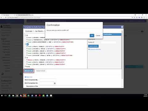 Lifecycle Work: How do I enter and reconcile as-builts?