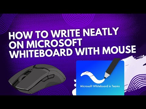 How to write neatly on Microsoft Whiteboard with mouse - Step By Step Tutorial (2025)