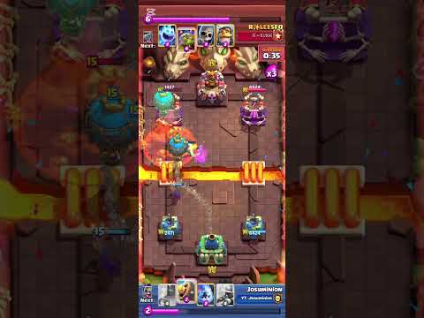 The power of loon cycle 😈 #balloon #clashroyale #supercell #attack #aura