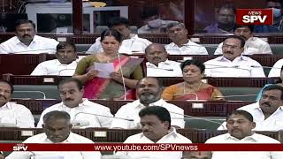 AIADMK member Chitra MLA in the Tamilnadu Assembly | 21.04.2022 | SPV news