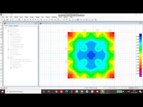 Design of Raft Footing in Safe Part5