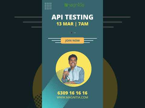 API Testing by P Nageswara Rao - Magnitia