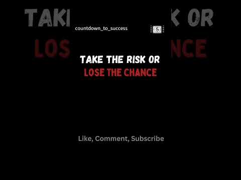 Take The Risk #motivation #stayfocused #shortsfeed #youtubeshorts #shorts