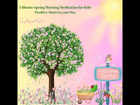 5-Minute Spring Morning Meditation for Kids | Positive Start to Your Day 🌸🌞