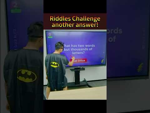 What do you think about the second answer for this Riddles?#riddles #riddle #riddlechallenge