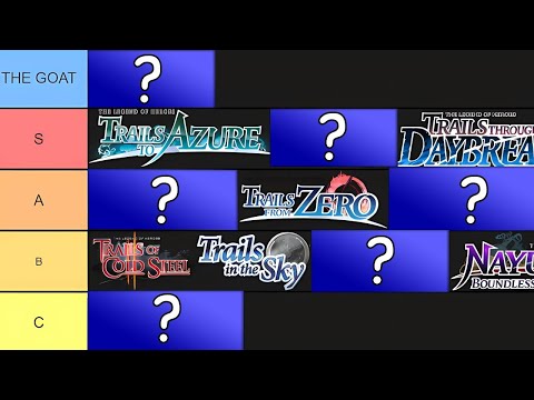 Ranking the entire Trails/Kiseki series into a tier list!