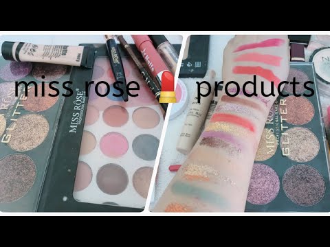 miss rose products review//bridal makeup 💄 part 2//party makeup//affordable makeup kit