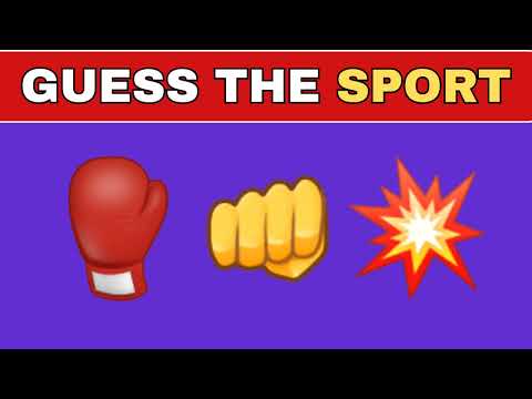 Guess the Sport by Emoji Challenge 🏆 | 50 Fun & Tricky Questions!