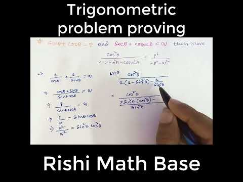 Proving the Critical Trigonometric Equation, Rishi Math Base, 300825