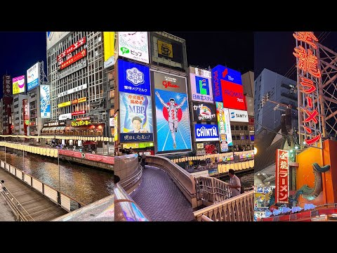 "Night Walk in Osaka Namba, July 2022｜The city is reviving