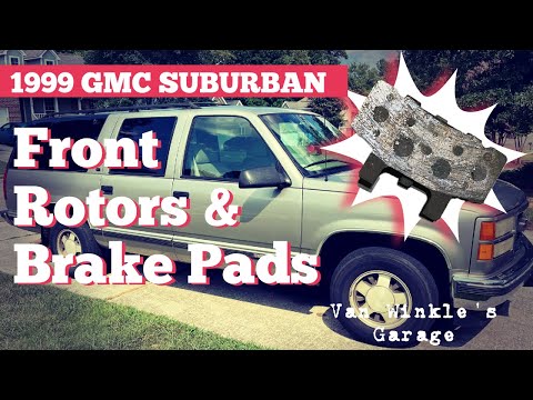 92-99 GMC / Chevrolet Suburban Front Rotor & Brake Pad Replacement
