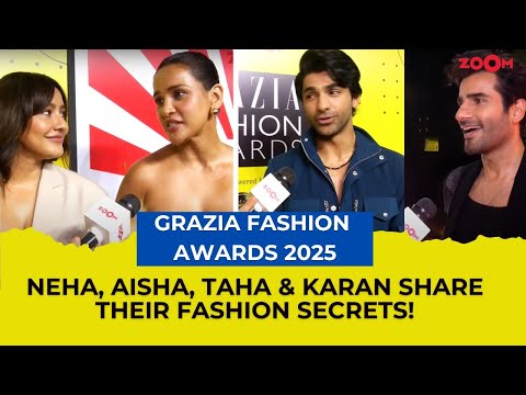 Neha Sharma-Aisha Sharma, Taha Badussha & Karan Tacker shares about their FASHION choices