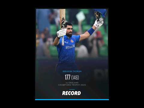Record ibrahim zadran 🚨