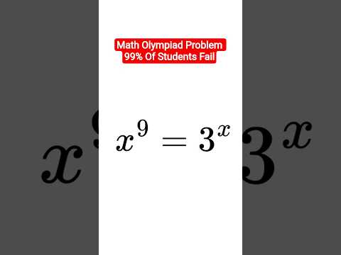 Math Olympiad Problem || Harvard Entrance Paper || Tricky Algebra Problem #stem #mathsolympiad #math