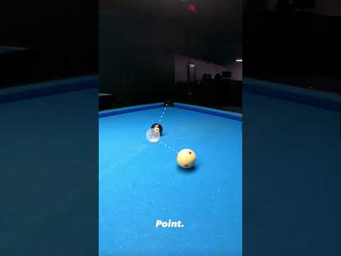 Ghost ball aiming system #shorts