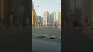 Drive around Abu Dhabi #road #drive