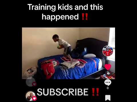 5 year old Kid jumps over 7 year old head