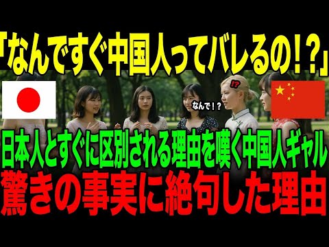 【海外の反応】「なんですぐ中国人とバレるの！？」日本人とすぐに区別される理由を嘆く中国人ギャル。→驚きの事実に絶句した理由