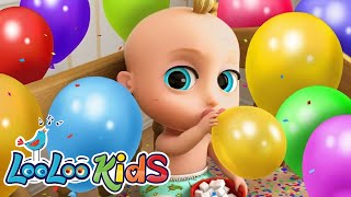 Johny Johny Yes Papa - Learn Colors with Balloons 2 - Nursery Rhymes & Kids Songs - LooLoo Kids