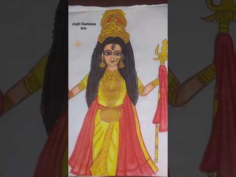 Zee Bangla Mahalaya 2022 মহিষাসুর মরর্দিনী drawing 🪷🪷#drawing #zeebangla #trending #subhoshree