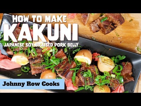 How to make Kakuni (Japanese soy braised pork belly) | Johnny Row Cooks