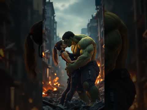 Ai evolution world #the amazing challenge of hulk and the girl