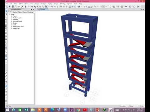 Stair case modeling in etabs 2016 new very easily