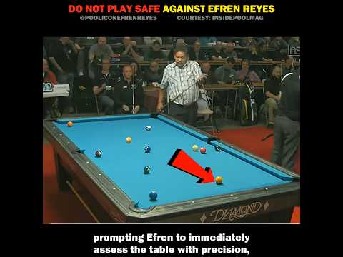 Do not Play Safe like this AGAINST Efren Reyes