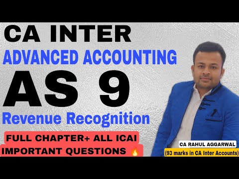 Accounting Standard 9 | Revenue Recognition| CA Rahul Aggarwal
