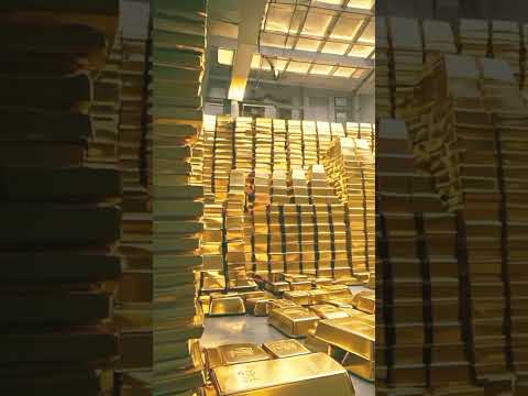 Gold Storage Chamber Revealed 👍 Hidden Wealth Discovery 😍 #gold bars #luxury #gold jewellery