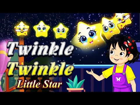 Twinkle Twinkle Little Star | Nursery Rhymes for Kids | Hindi Rhymes Kids | Rhyme Roon | Poem