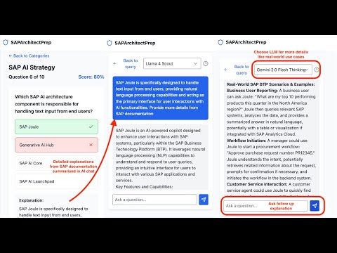 SAPArchitectPrep AI Features