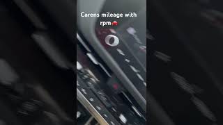 Carens car mileage with rpm# kia carens # travel#copyright