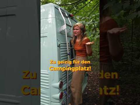 Wild camping: with a motorhome in nature