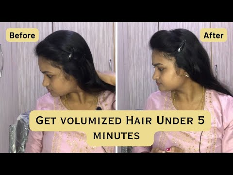 How To Get Volumized Hair Under 5minutes| Product Review