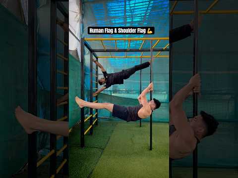 Us Defying Gravity - Yassh Vyass | Mohit Bisht | Human Flag | Shoulder Flag |#calishtenics #athlete