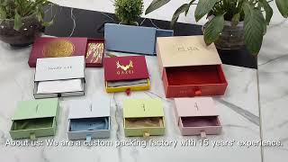 Customized drawer cardboard gift box,sliding box#custompaperbox#giftbox#jewelrybox#cosmeticsbox