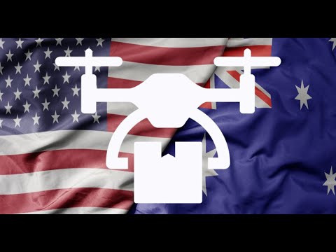 Beyond line of sight drone piloting in Australia and USA