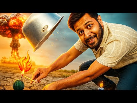 VIP सुतली बॉम्ब ने कुकर को आसमान मे भेज दिया 💥🔥 | Crazy Diwali Experiment