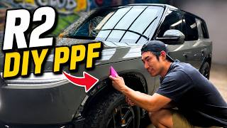 Rivian R2 Launch Green Fender Wrapped In Matte PPF - Game Changer!