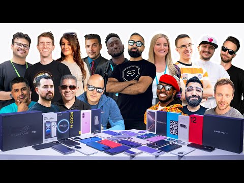 Which SMARTPHONES Do We Actually Use? 2025 Edition ft. MKBHD, Linus Tech Tips + More