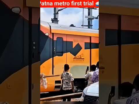 Patna metro trial run #binar #patna #patnametro