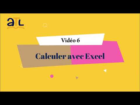Excel 6: La fonction somme