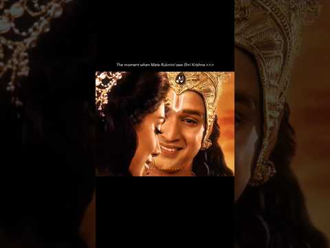 This Moment 🤌🏻🌺 #mahabharat #rukminikrishna #pardesiya #harekrishna