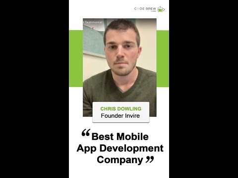 Code Brew Labs Reviews - Chris Dowling [CEO - Invire] #Shorts #MobileAppDevelopment #AppDeveloper