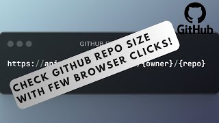 How to Check GitHub Repo Size Without Extensions | Simple Browser Method