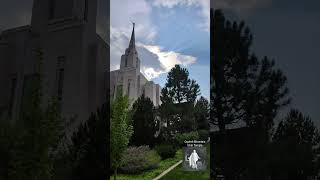 The Oquirrh Mountain Utah Temple sits high above the Salt Lake Valley, offering breathtaking views